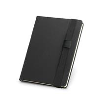 Caderno A5 de capa dura em c.sintético com 280 páginas lisas SP53789