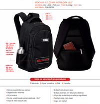 Mochila G 1 Comp. Note 15,6