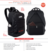 Mochila G 1 Comp. Note 15,6