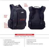 MOCHILA G 2 COMP. NOTEBOOK 15”