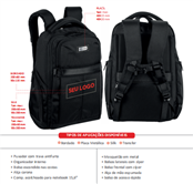 MOCHILA SLIM NOTEBOOK 15,6”