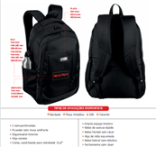 MOCHILA G 2 COMP. NOTEBOOK 17”