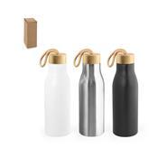 Squeeze em aço inox 90% reciclado, de parede simples com acabamento em mate (570 mL) Personalizada - SP94379