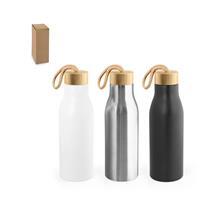 Squeeze em aço inox 90% reciclado, de parede simples com acabamento em mate (570 mL) Personalizada - SP94379