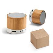 GLASHOW ECO. Caixa de som em bambu com microfone - 57256