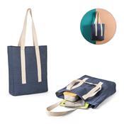 DENIM CASUAL. Sacola casual em denim reciclado (300 g/m²) - 92093