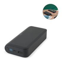 BECKER 20. Bateria portátil em ABS 100% reciclado com carregador por indução (wireless) super-rápido 15W e capacidade de