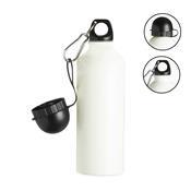 SQUEEZE ALUMINIO 500ML C/ BICO E MOSQUETÃO - 9139AS
