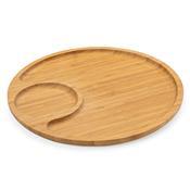 PETISQUEIRA REDONDA DE BAMBU 32*32CM - 18619