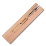 CANETA BAMBU C/ ESTOJO PAPEL - 14664