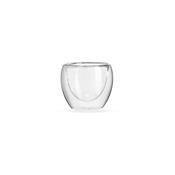 COPO VIDRO PAREDE DUPLA 80ML - 06094