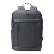 MOCHILA DE NYLON COM DET. EM COURO SINT. - 01325D