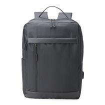 MOCHILA DE NYLON COM DET. EM COURO SINT. - 01325D