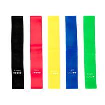 KIT ELÁSTICOS PARA EXERCÍCIOS COM 5 PEÇAS - 08220