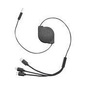 CABO USB RETRÁTIL 3 EM 1 - 10338B