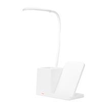 LUMINÁRIA LED COM CARREGAMENTO VIA INDUÇÃO E PORTA-CANETA - 15234