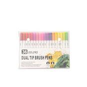 KIT CANETINHAS PONTA DUPLA 36 CORES - 08332-36