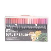 KIT CANETINHAS PONTA DUPLA 144 CORES - 08332B-144