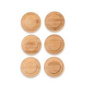 KIT PORTA-COPOS BAMBU 6 PEÇAS - 15289