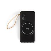 POWER BANK 10.000MAH COM CARREGAMENTO VIA INDUÇÃO OU VIA CABO - 09145