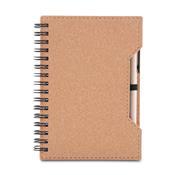 CADERNO DE PAPELÃO COM CANETA - 15364