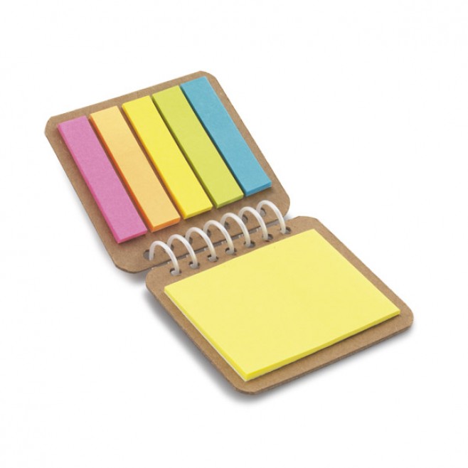 Bloco de anotações com post-it personalizados