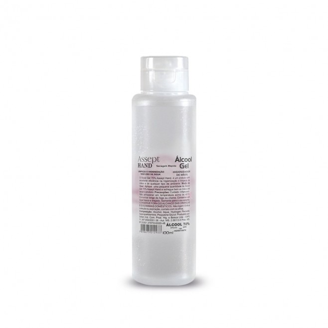 Álcool Gel 70% antisséptico 100ml Personalizado