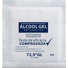 Álcool Gel 70% antisséptico sache