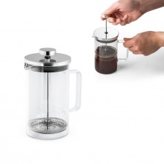 Cafeteira em Vidro e Aço Inox para Brinde