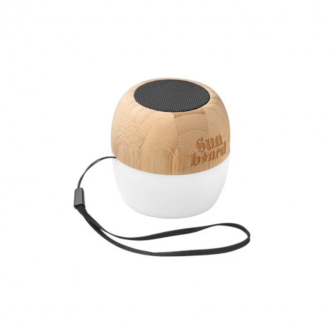 Caixa de Som Bluetooh em Bambu Personalizada