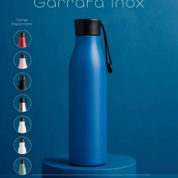 Garrafa 800ml em Aço Inox para Brinde
