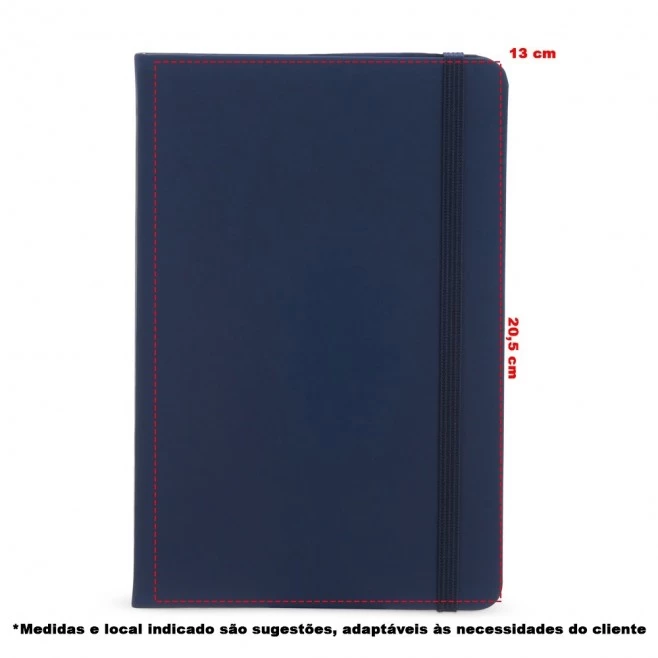 Caderneta Couro Sintético Personalizada