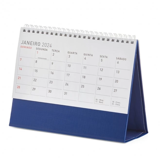 Calendário de Mesa 2024 para Brinde