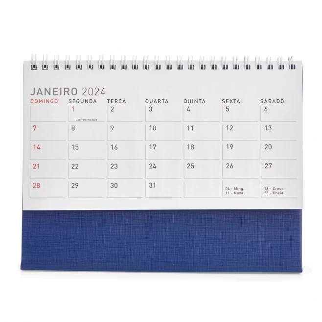 Calendário de Mesa 2024 para Brinde