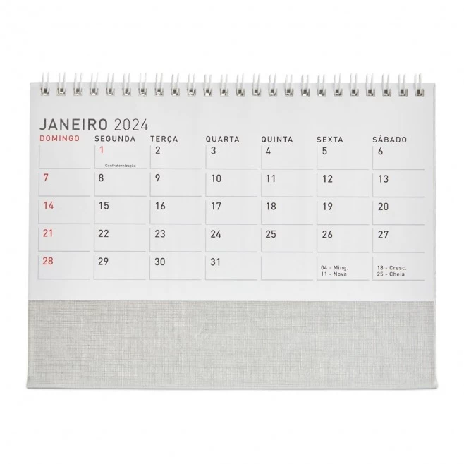 Calendário de Mesa 2024 para Brinde