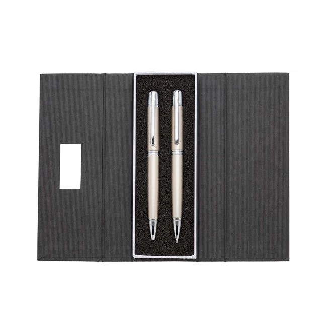Kit Caneta e Lapiseira Metal Personalizado