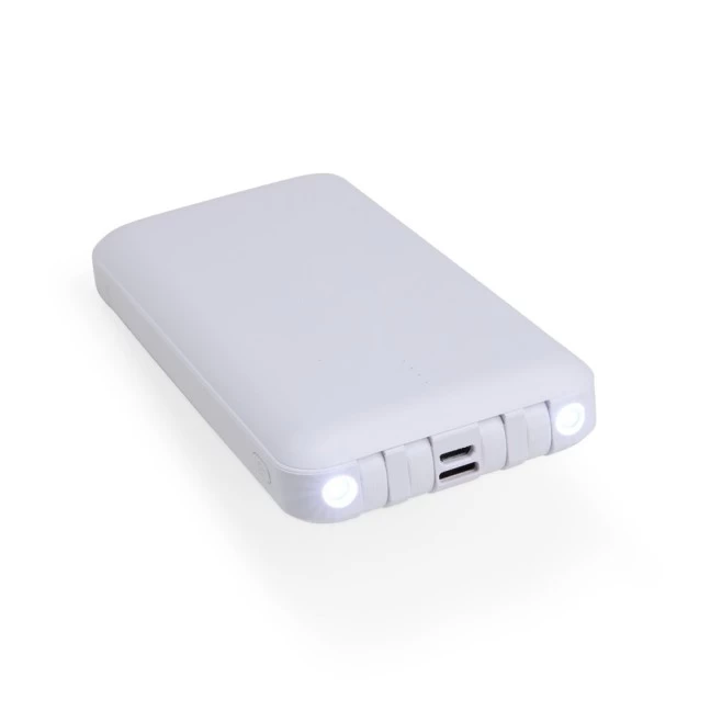 Power Bank 10.000mAh com Lanterna e Multissaídas Personalizado