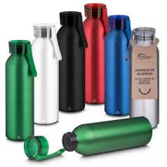 Garrafa de Alumínio de 600ml Personalizada