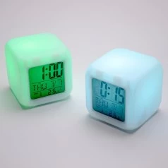 Relógio Digital LED com Despertador Personalizado