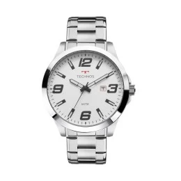 Relógio Technos Masculino Racer Prata Personalizado