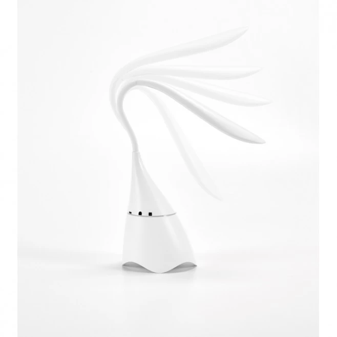 Caixa de som bluetooth com luminária de mesa