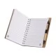 Caderno Ecológico com Caneta com Logotipo