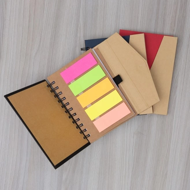 Caderno Ecológico com Autoadesivos Personalizado