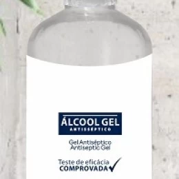 Álcool Gel 70% antisséptico 250ml Tampa Bump