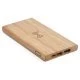 Bateria Power Bank 5.000 mAh em Bambu Personalizado
