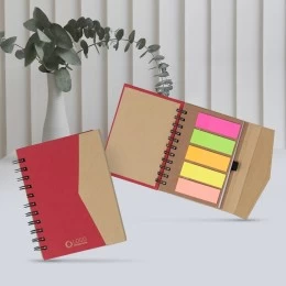 Caderno Ecológico com Autoadesivos Personalizado