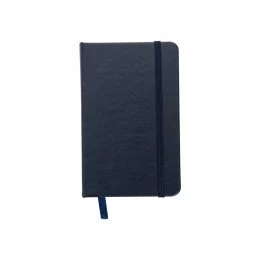 Caderneta Tipo Moleskine em Couro Sintético Personalizada