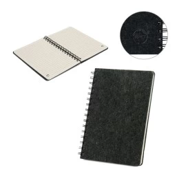 Caderno A5 em Feltro Personalizado