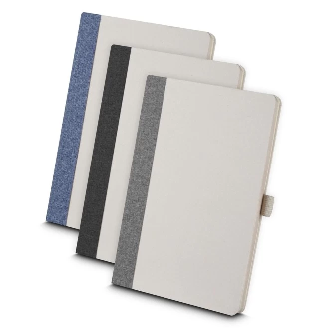 Caderno Fibra de Cana e rPET Personalizado