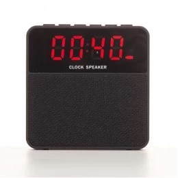 Caixa de Som Bluetooth com Relógio Digital Personalizada